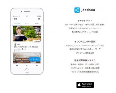 【成果報酬型】外国人求職者と企業の人材マッチングサービス「jobchain」の媒体資料